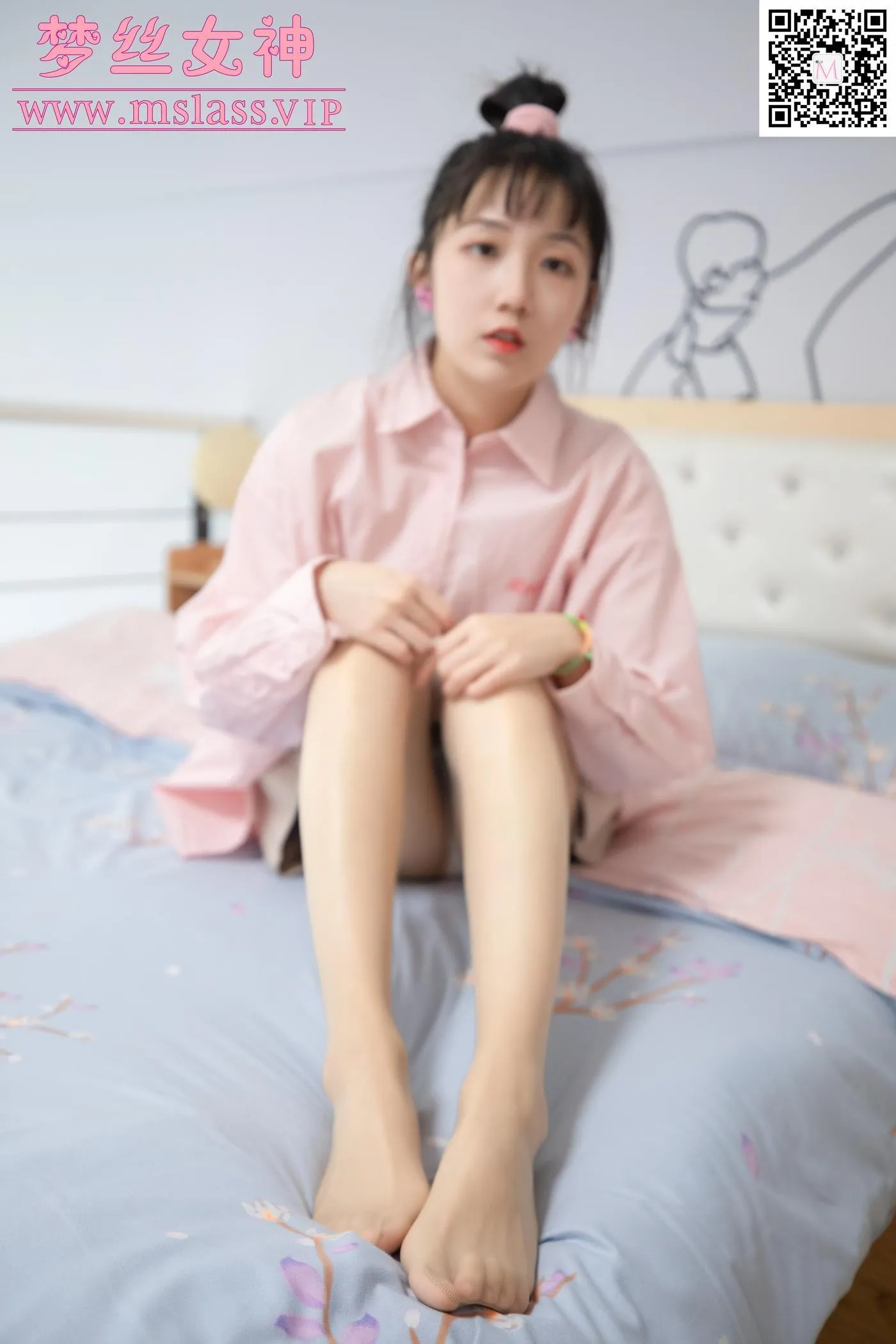 [MSLASS梦丝女神] 2020.10.22 NO.130 莹仙女 粉粉的 [66P]插图6